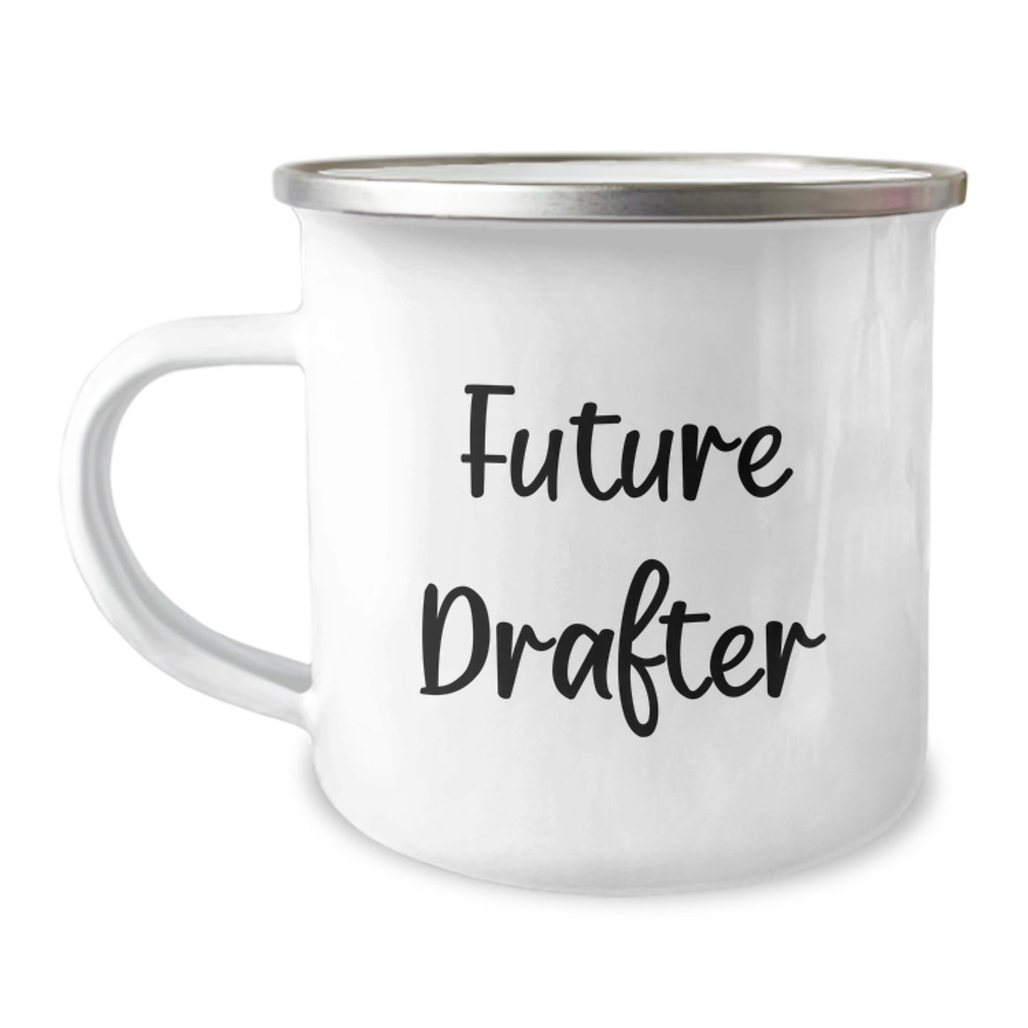 Funny Future Drafter Gifts from Friends, Unique Camping Mug for Birthday, Drafter Lover's Quote - 'Future Drafter, Coffee is my Design Language' - Gifts for Men, Women, Family - Image 1