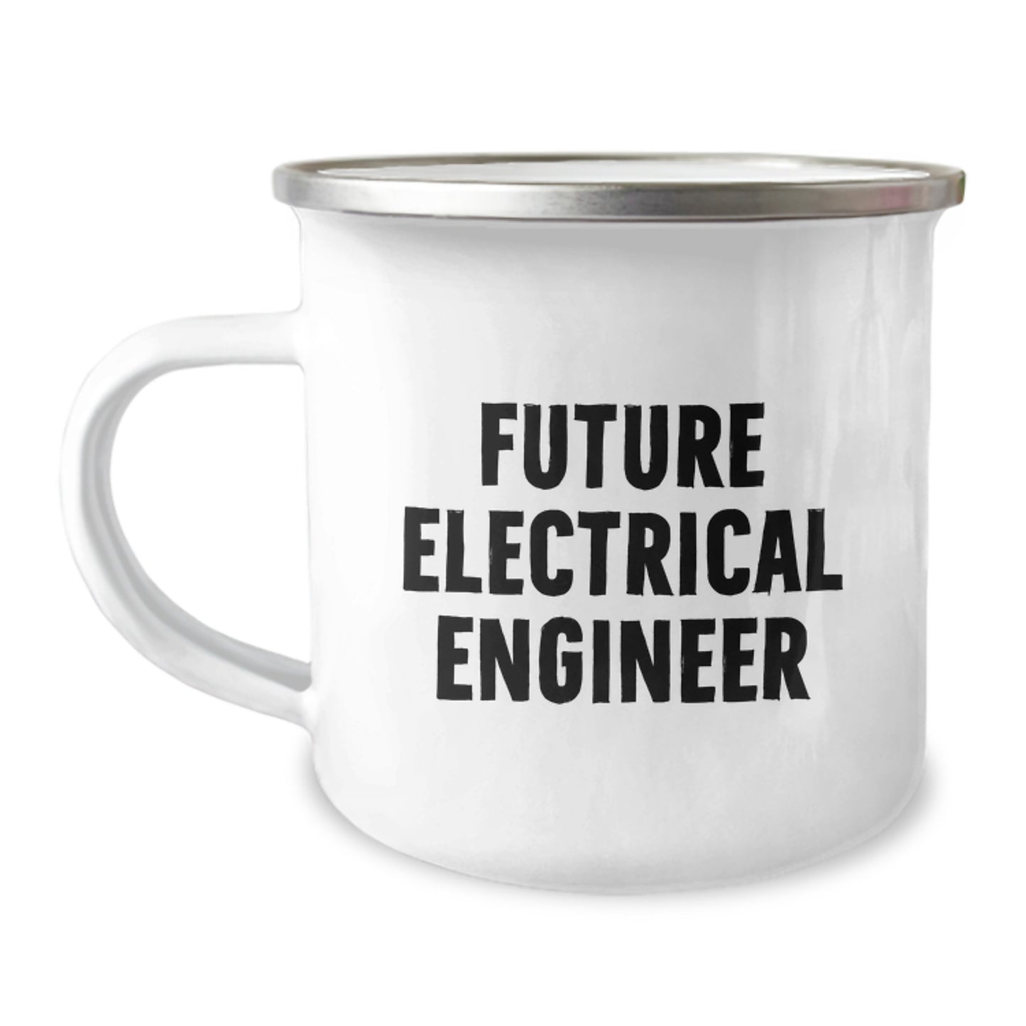 Funny Electrical Engineer Gifts from Friends, Unique Birthday Unique Gifts for Electrical Engineer Men, Inspirational Camping Mug Quote - 'Future Electrical Engineer' - Image 1