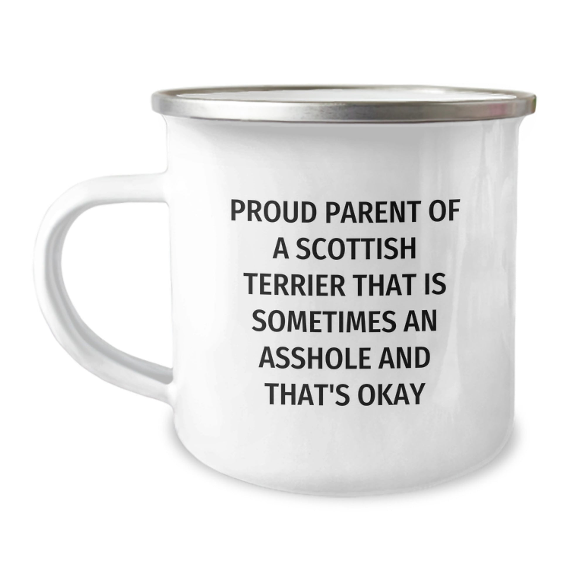 Funny Scottish Terrier Dog Gifts for Men - Scottish Terrier Dog Camping Mug, Proud Parent Mug, Graduation Unique Gifts - Gifts from Family to Scottish Terrier Dog Lovers - Image 1