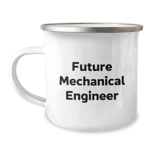 Funny Inspirational Gifts from Friends and Family for Future Mechanical Engineer Birthday Unique Camping Mug - Image 1