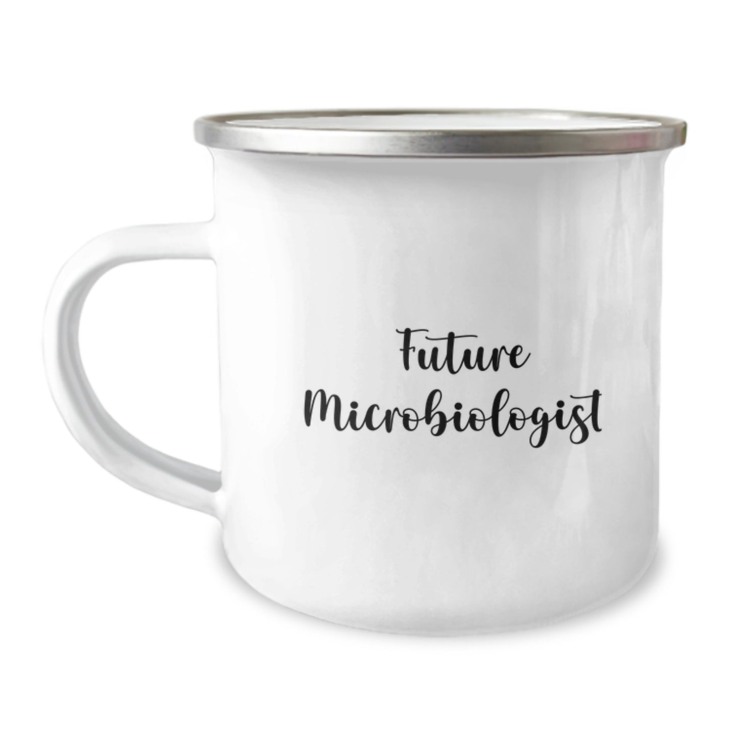 Funny Future Microbiologist Birthday Unique Gifts from Friends and Family - Camping Mug for Microbiologist Men and Women, Inspirational Quote - Image 1
