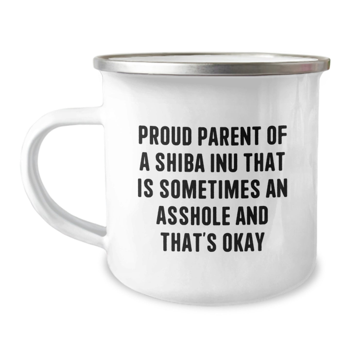 Shiba Inu Dog Lover Gifts from Family - Funny Camping Mug for Friends - Proud Parent Shiba Inu Graduation Unique - Image 1