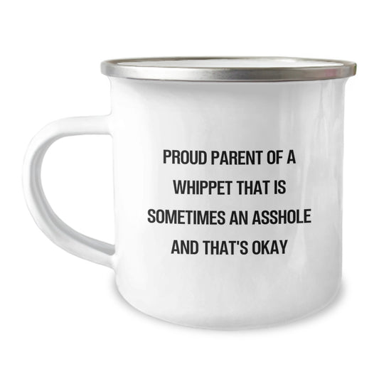 Whippet Dog Stainless Steel Camping Mug Keepsake Birthday Gift for Him - Image 1
