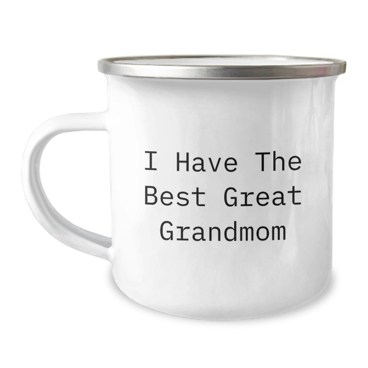 Funny Grandmom Quotes Gifts from Men to Grandmom Graduation Unique Mugs for Great Grandmom Camping Mug Enamel Finish - Image 1
