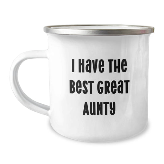 Funny Aunty Camping Mug Gifts from Family to Great Aunty at Graduation Unique Gifts - Image 1