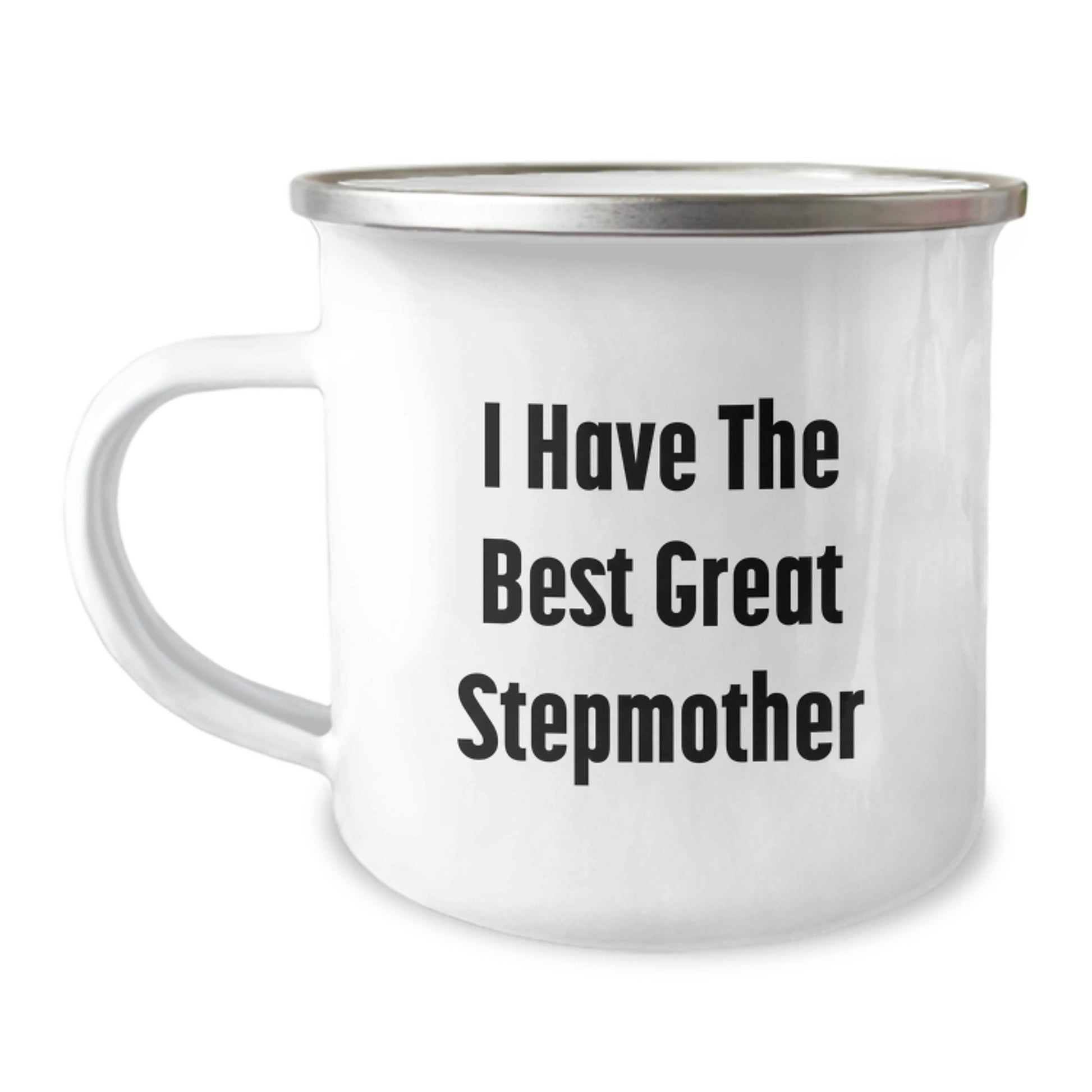 Funny Stepmother Gifts, Great Stepmother Camping Mug, Graduation Unique Gifts from Family - Image 1