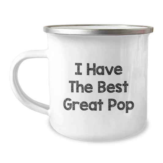 Funny Pop Camping Mug, Great Gifts for Friends, Unique Graduation Unique Pop Enthusiasts, Funny Quote I Have The Best Great Pop, Gifts from Friends to Pop Lovers - Image 1