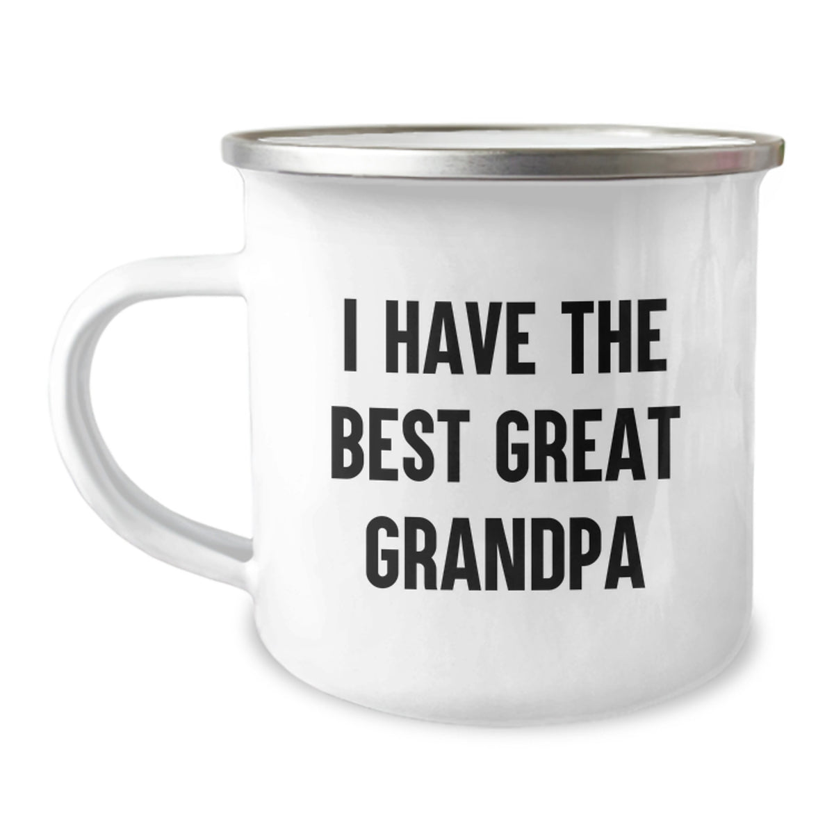 Funny Grandpa Gifts for Men, 'I Have The Best Great Grandpa' Camping Mug, Unique Graduation Unique Gifts from Family - Image 1