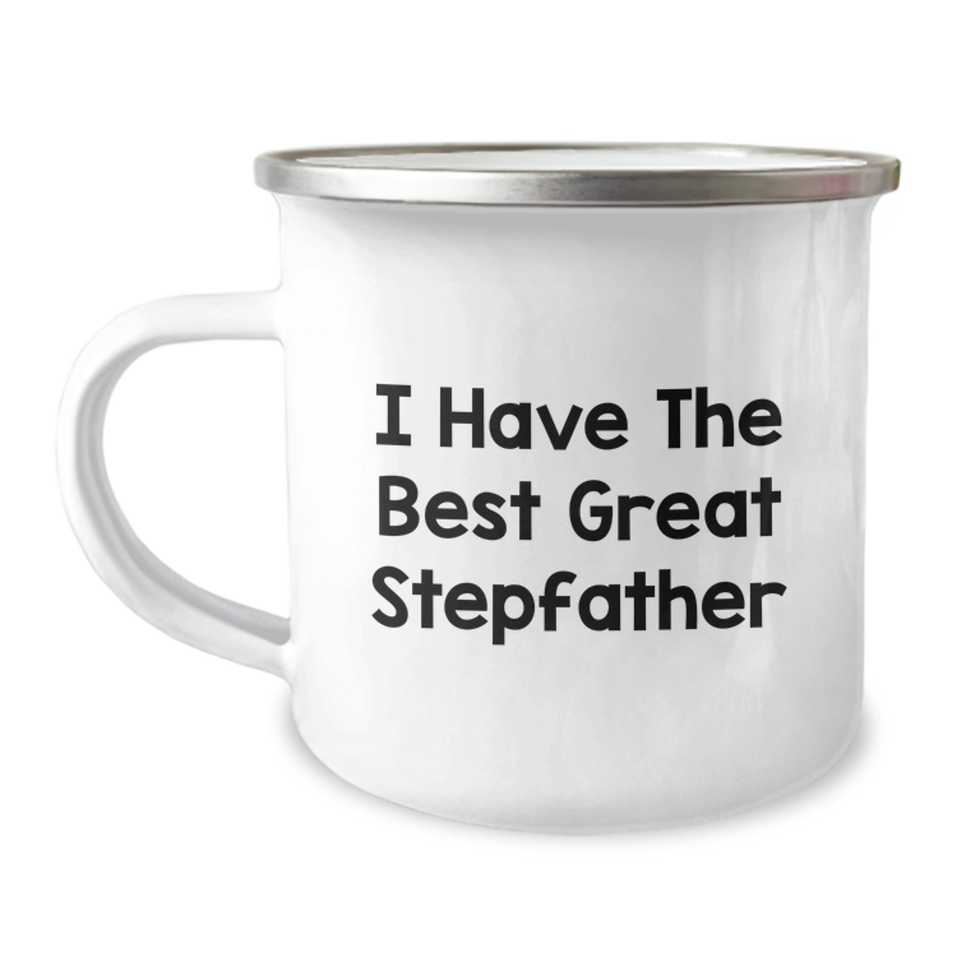 Funny Stepfather Gifts from Men to Great Stepfather on Graduation Unique Occasion, Camping Mug for Him, Inspirational Quote about Stepfather - Image 1