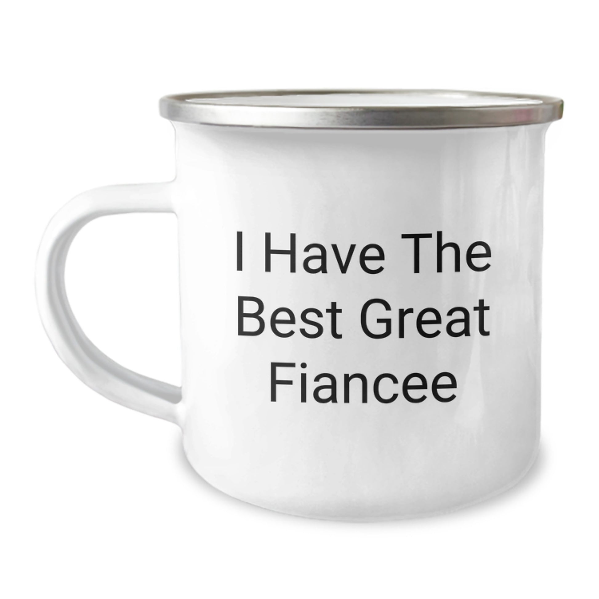 Funny Fiancee Gifts for Men - I Have The Best Great Fiancee Camping Mug, Unique Father's Day Unique Gifts from Men to Fiancee - Image 1