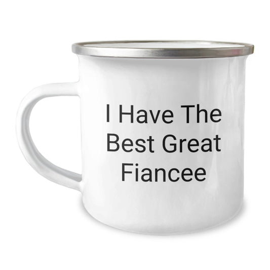 Funny Fiancee Gifts for Men - I Have The Best Great Fiancee Camping Mug, Unique Father's Day Unique Gifts from Men to Fiancee - Image 1