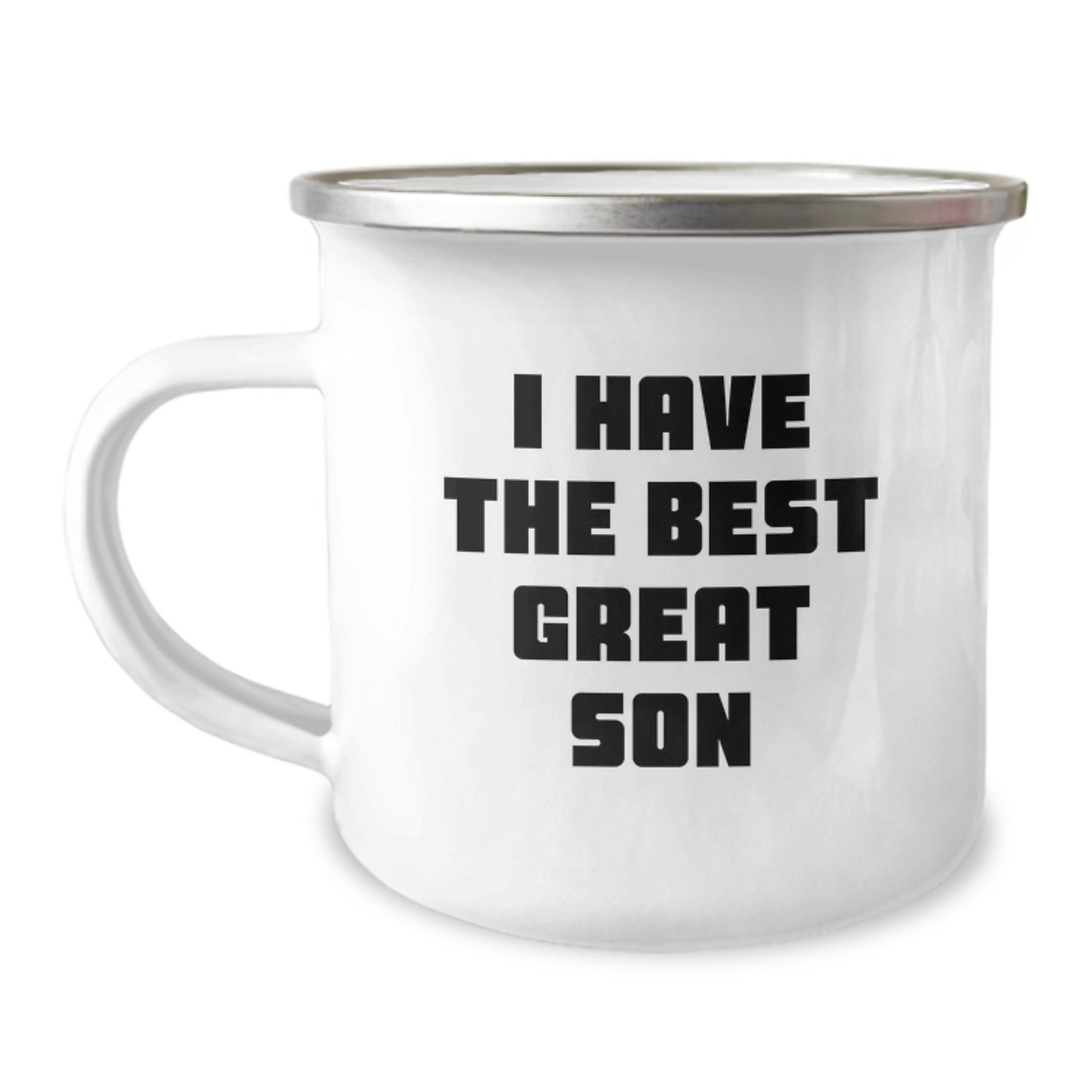 Funny Son Camping Mug - Great Gifts for Sons on Birthday - Unique Camping Mug from Mom or Dad - Image 1