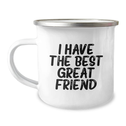 Friend Camping Mug Gifts from Men for Best Great Friend Graduation Unique Gift - Image 1