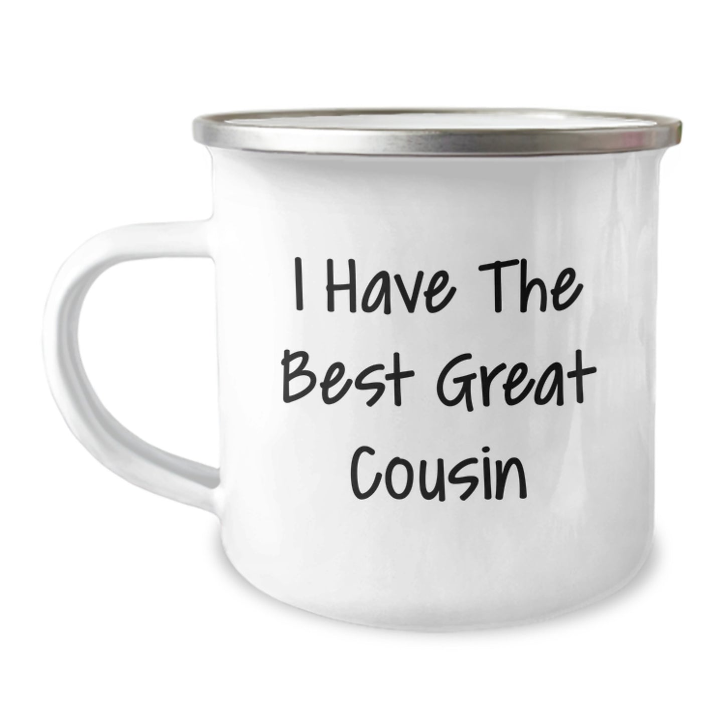 Funny Cousin Gifts from Men to Best Great Cousin, Valentine's Unique Camping Mug, I Have The Best Great Cousin Mug for Cousin - Image 1