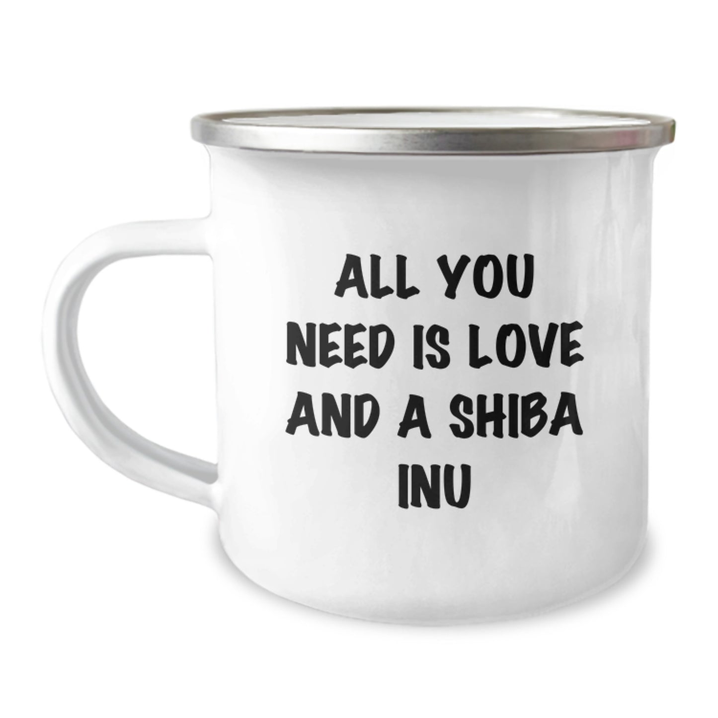 Funny Shiba Inu Dog Lover Gifts from Family and Friends for Christmas Unique Mugs - All You Need Is Love And A Shiba Inu - Image 1