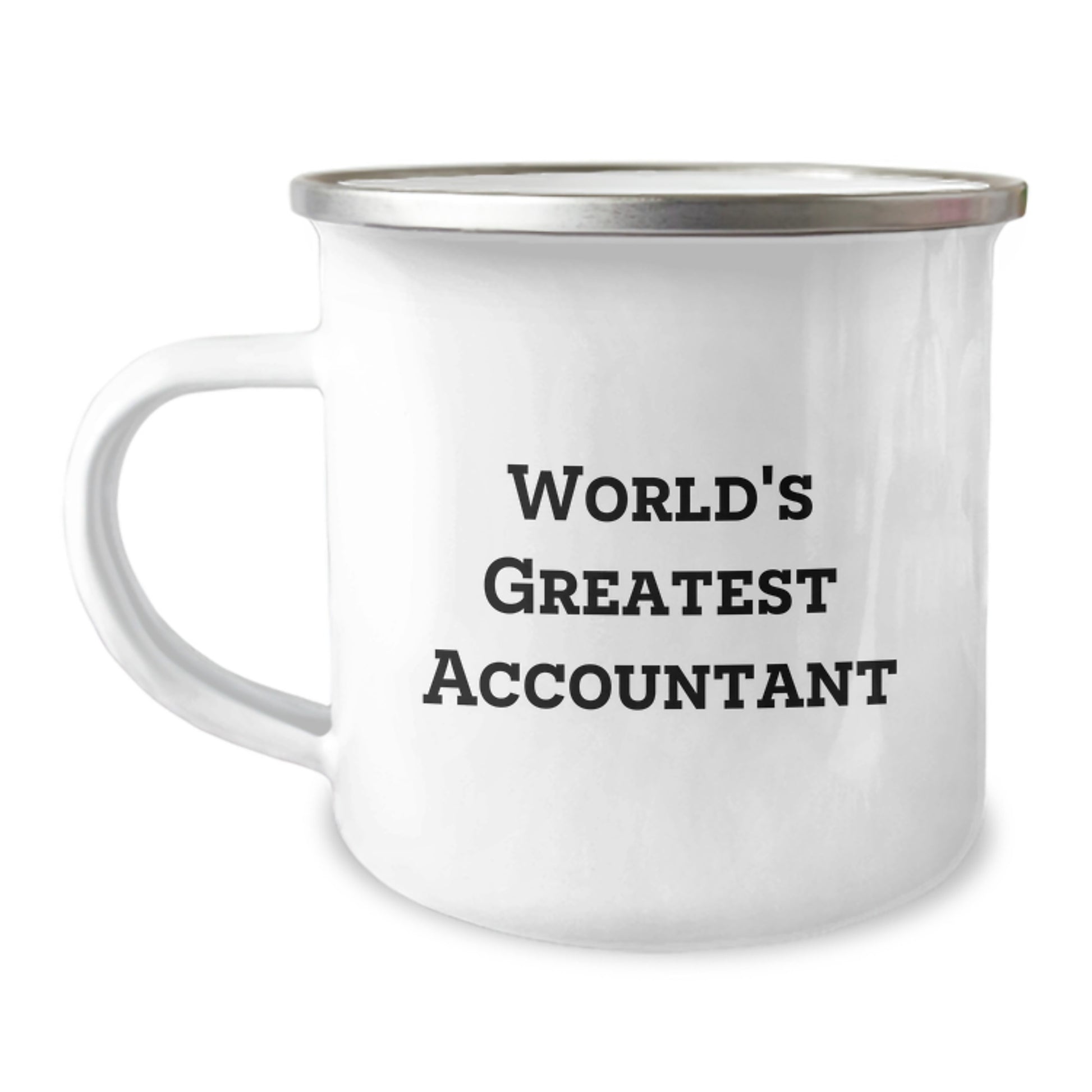 Funny Accountant Gift for Men - World's Greatest Accountant Camping Mug - Unique Graduation Gift for Accountant Friends - Image 1