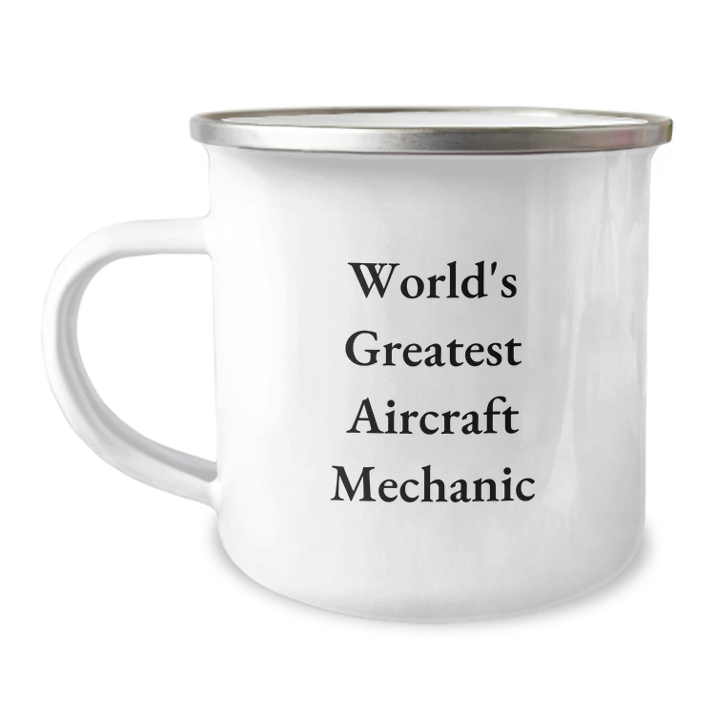 Aircraft Mechanic Funny Gifts from Men for World's Greatest Dad Camping Mug - Unique Graduation Unique Gifts - Image 1