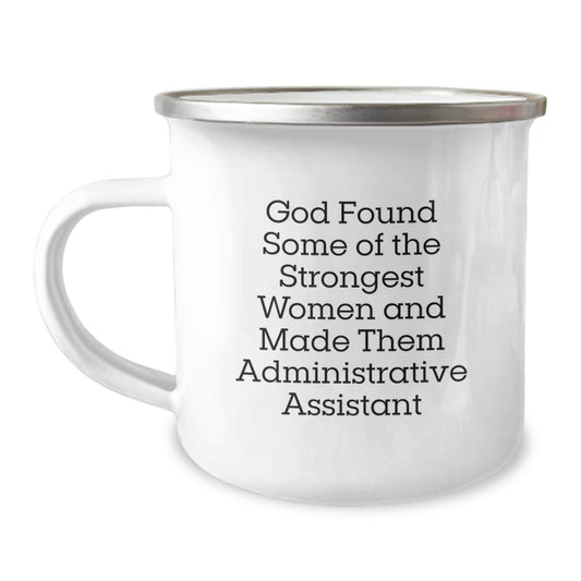 Funny Administrative Assistant Christmas Unique Gifts from Men to Women Friends Coworkers Family - Camping Mug - Image 1