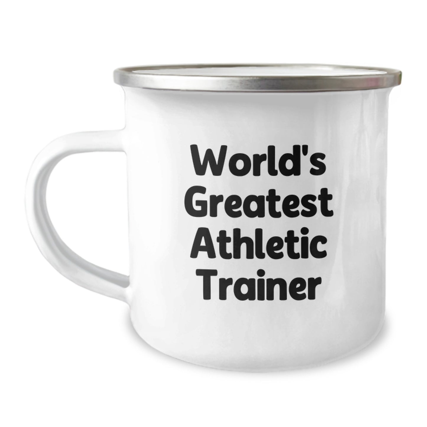 Funny Gifts from Men for World's Greatest Athletic Trainer - Christmas Unique Gifts - Camping Mug - Image 1