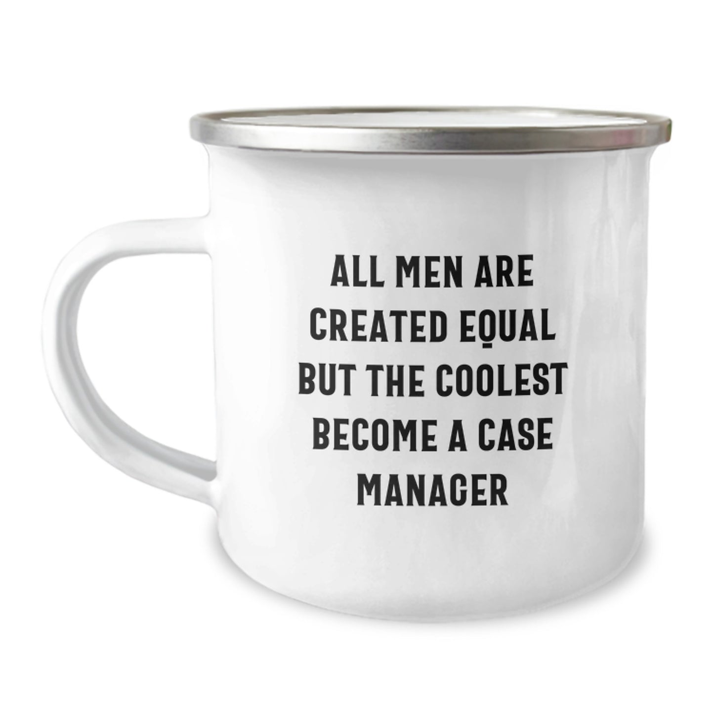 Birthday Gift Camping Mug for Her Present – Case Manager Quote - Image 1