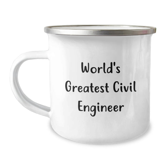 Civil Engineer Gifts - Funny Quote 'World's Greatest Civil Engineer' - Birthday Unique Gifts for Civil Engineer Friends from Men - Image 1