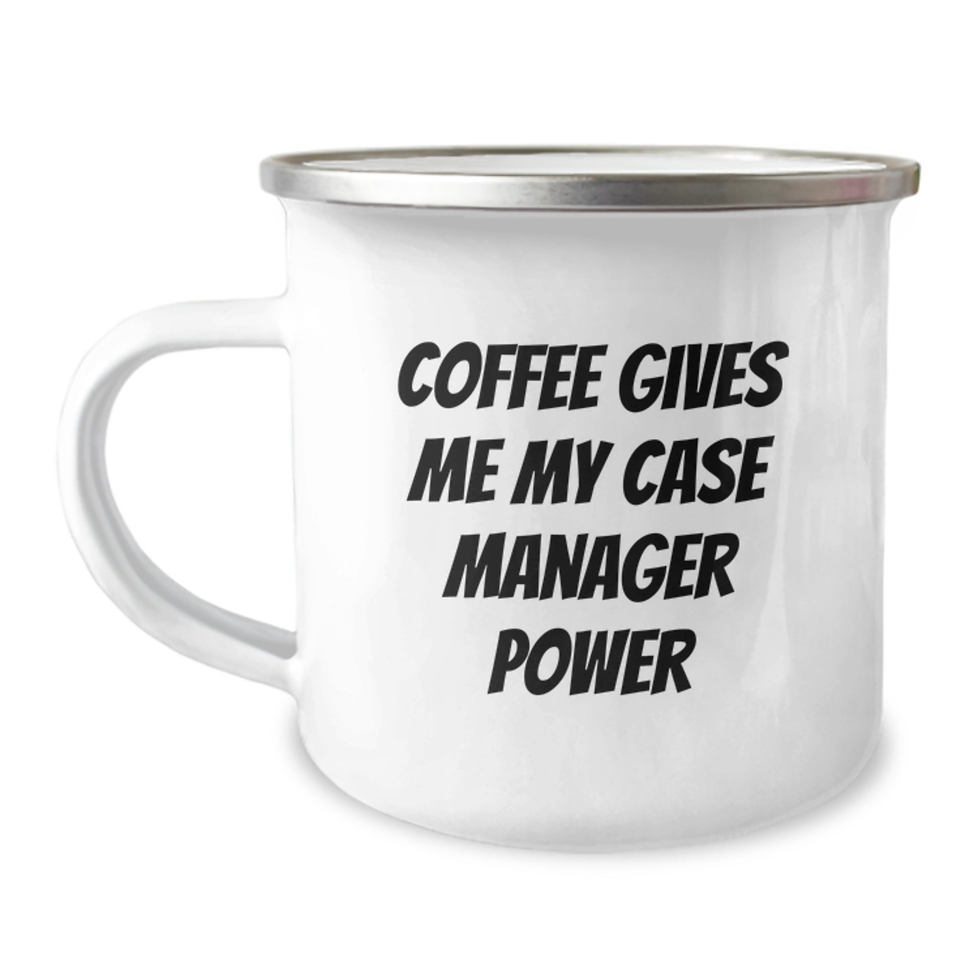 Funny Case Manager Gifts, Inspirational Coffee Lovers Camping Mug for Case Manager, Graduation Unique Gifts from Friends and Family - Image 1