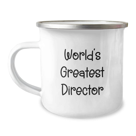 Gifts from Friends, Unique Camping Mugs for Director, Inspirational Quotes for Birthday - Image 1
