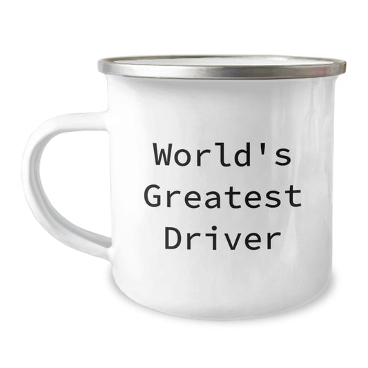 Funny Driver Gifts from Friends for World's Greatest Driver - Valentine's Unique Camping Mugs - Image 1