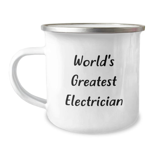 Funny World's Greatest Electrician Electrician Gifts for Men Birthday Unique Gifts from Family Camping Mug - Image 1
