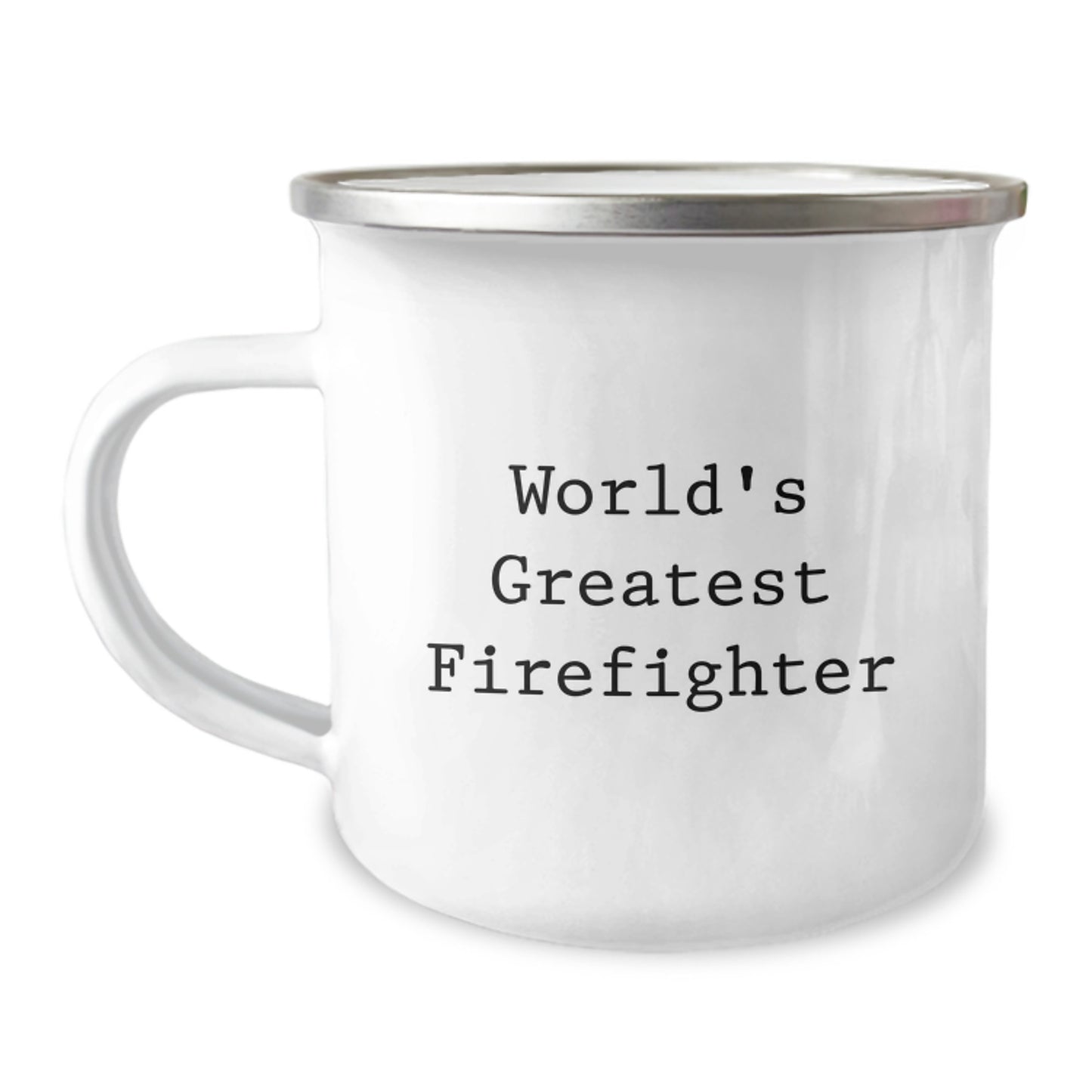 Gifts from Men for World's Greatest Firefighter Dad - Funny Firefighter Camping Mug - Unique Gifts for Father's Day - Image 1