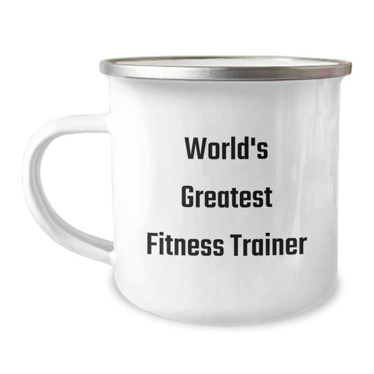 Funny World's Greatest Fitness Trainer Gifts for Fitness Trainer Birthday Unique Mug from Friends - Image 1