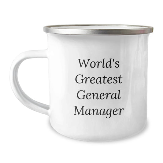 Funny World's Greatest General Manager Gifts for General Manager Men Camping Mug from Family - Mother's Day Unique Gifts - Image 1
