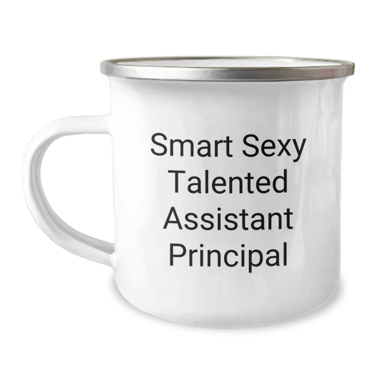 Gifts from Friends for Assistant Principal, Smart Sexy Talented Birthday Mug for Him, Funny Camping Mugs for Assistant Principals - Image 1