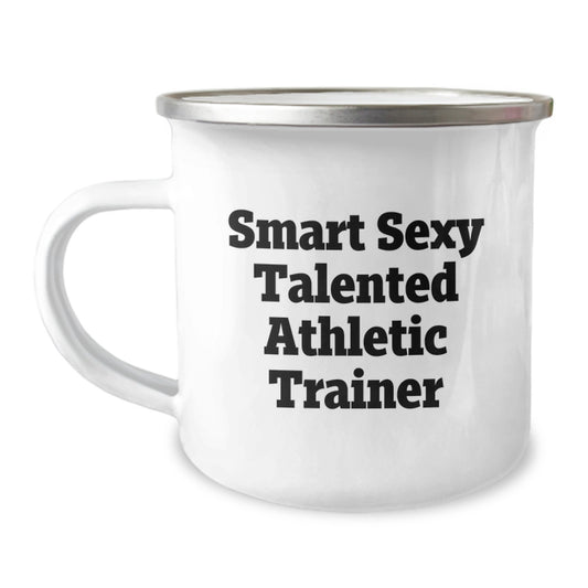 Unique Birthday Unique Gifts for Athletic Trainer, Smart Sexy Talented Friends, Funny Camping Mug from Family - Image 1