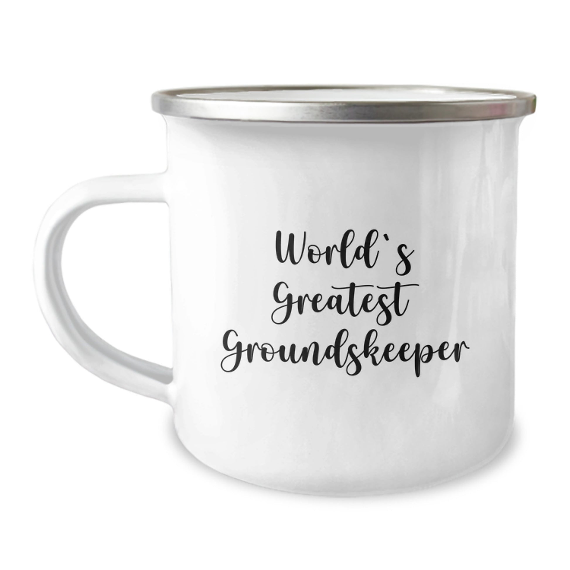 Funny groundskeeper Gifts for Dad, Unique Camping Mug with 'World's Greatest groundskeeper' Quote, Perfect for Father's Day, Gifts from Men to groundskeeper - Image 1