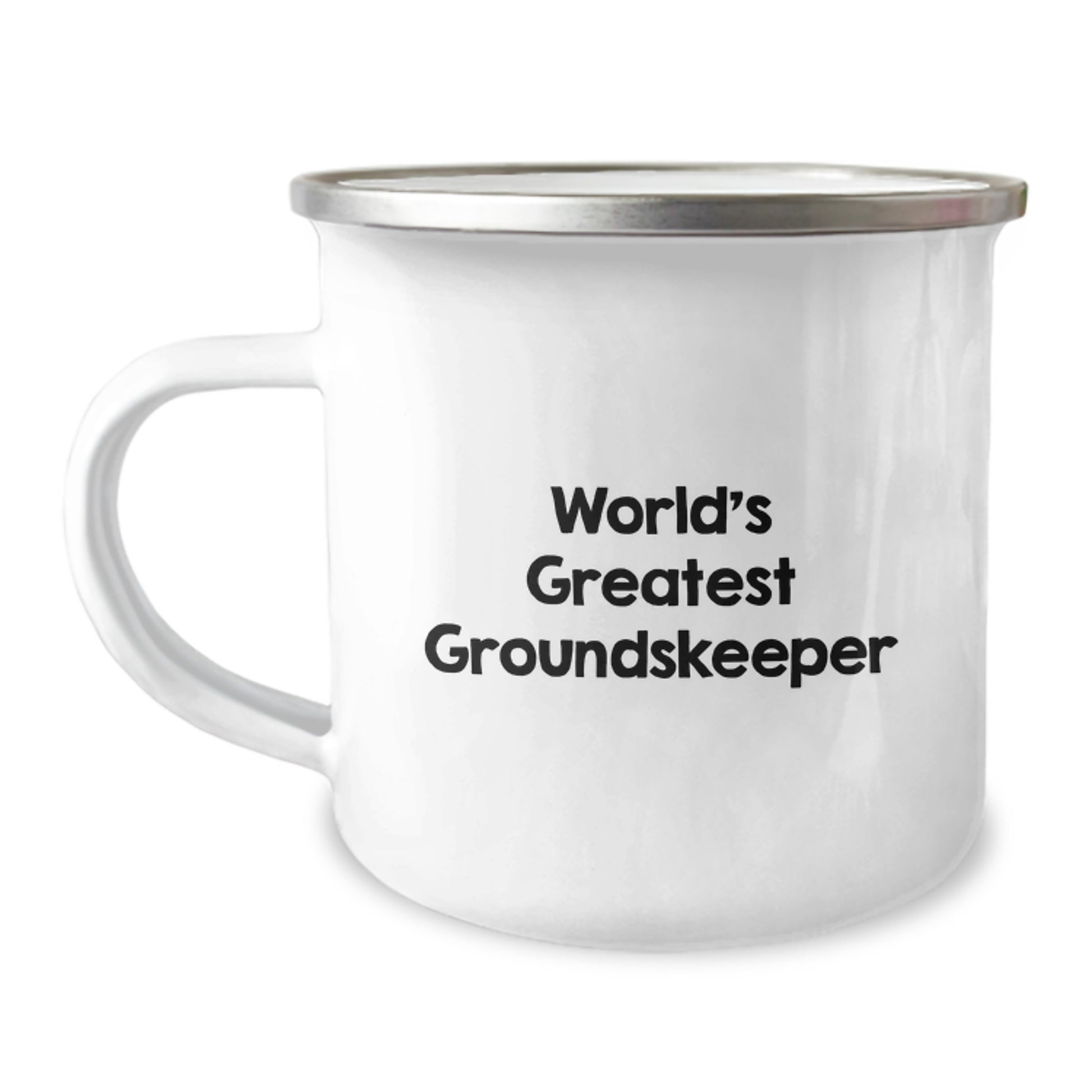 Funny Gifts from Dad for the World's Greatest groundskeeper Camping Mug, Perfect groundskeeper Gifts, Inspirational groundskeeper - Image 1