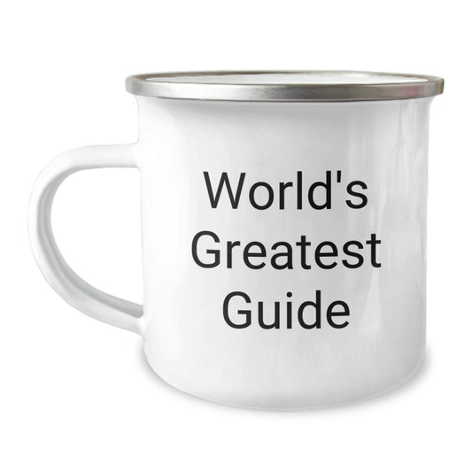 Funny World's Greatest Guide Camping Mug Gifts from Men to Guide Graduates - Image 1