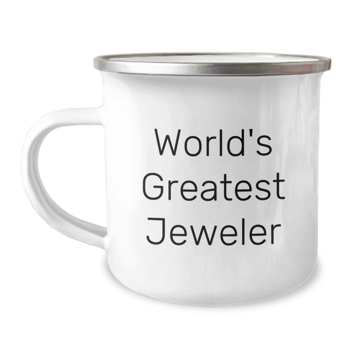 World's Greatest Jeweler Keepsake Camping Mug for Him Birthday Gift - Image 1