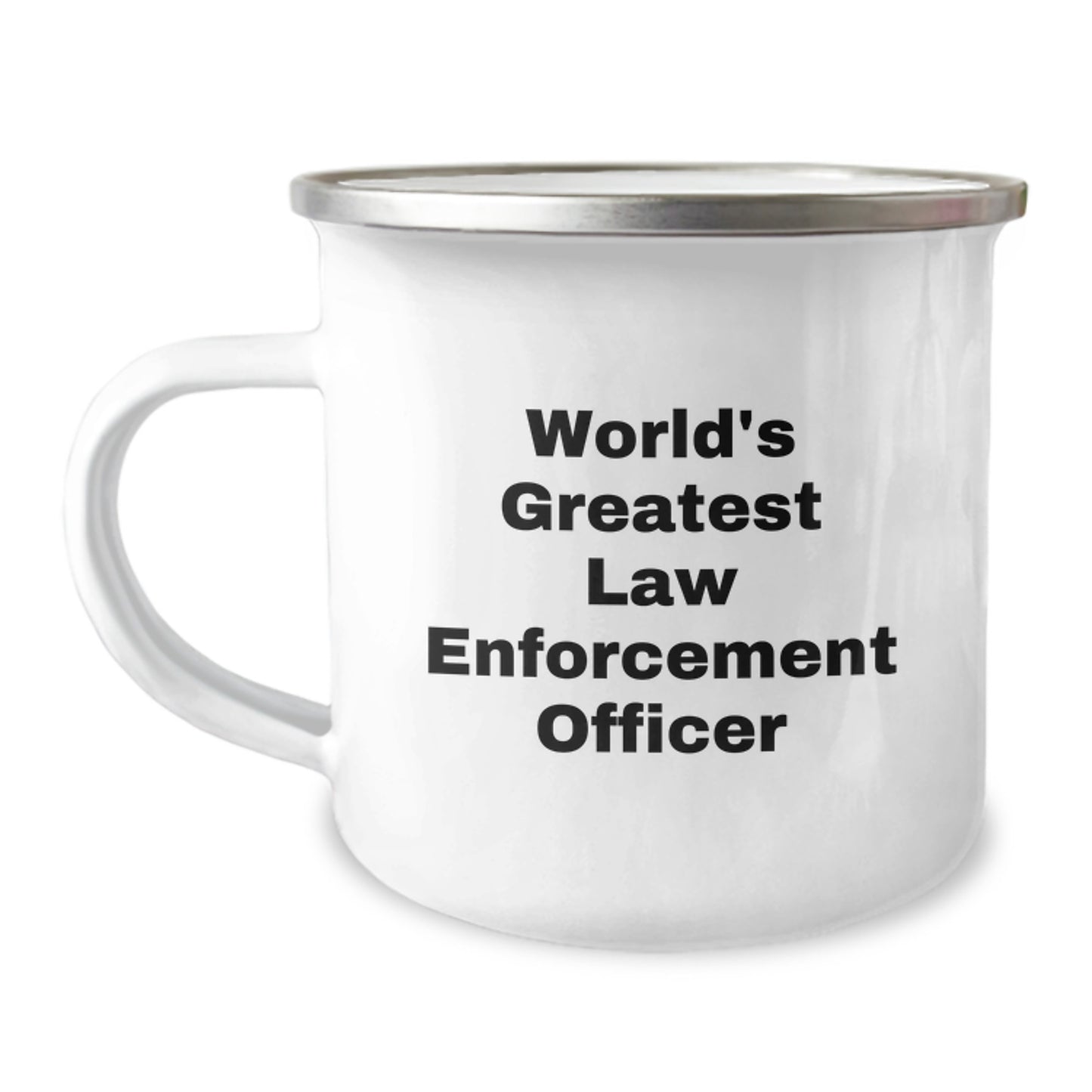 Funny Gifts from Family for Law Enforcement Officers, World's Greatest Dad Camping Mug, Unique Mother's Day Unique Gifts - Image 1