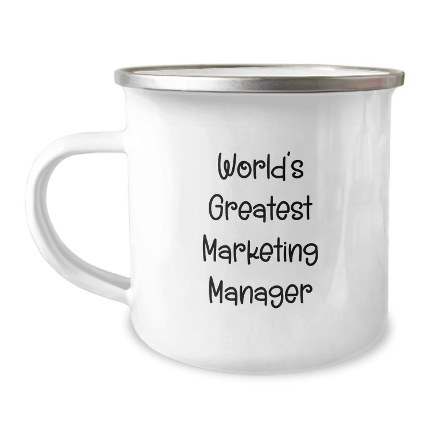 Marketing Manager Unique Gifts from Friends Christmas Mugs - 'World's Greatest Marketing Manager' Motivational Quote for Marketing Manager - Image 1