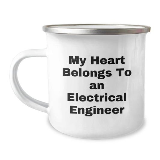 Funny Gifts for Electrical Engineers, My Heart Belongs To An Electrical Engineer, Unique Birthday Unique Gifts from Friends - Image 1