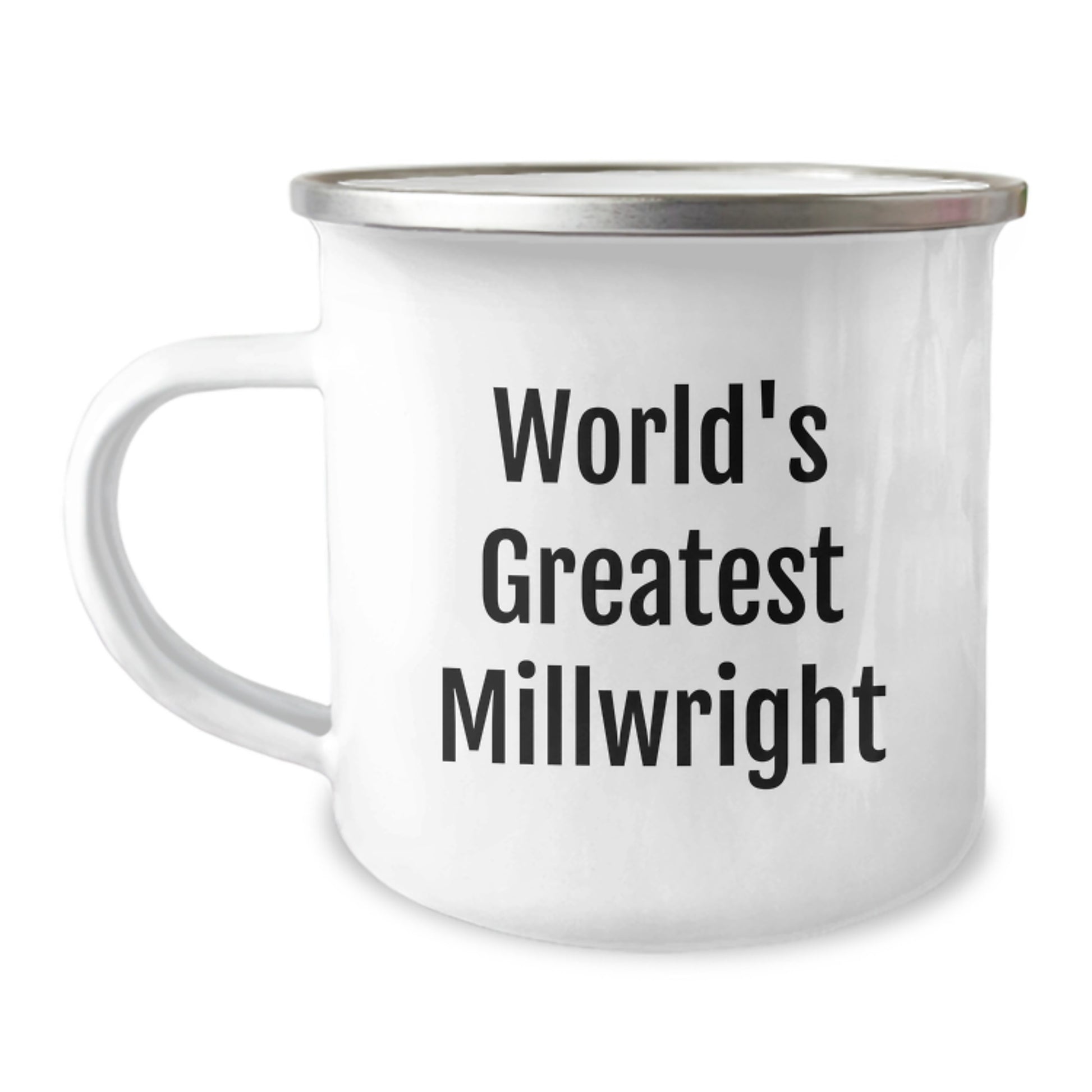 Funny Millwright Gifts for Men, World's Greatest Millwright Christmas Unique Gifts, Stainless Steel Camping Mug for Millwright - Image 1