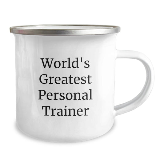 Personal Trainer Funny Mugs Gifts from Men Friends for Valentine's Unique Camping Mug - Image 2