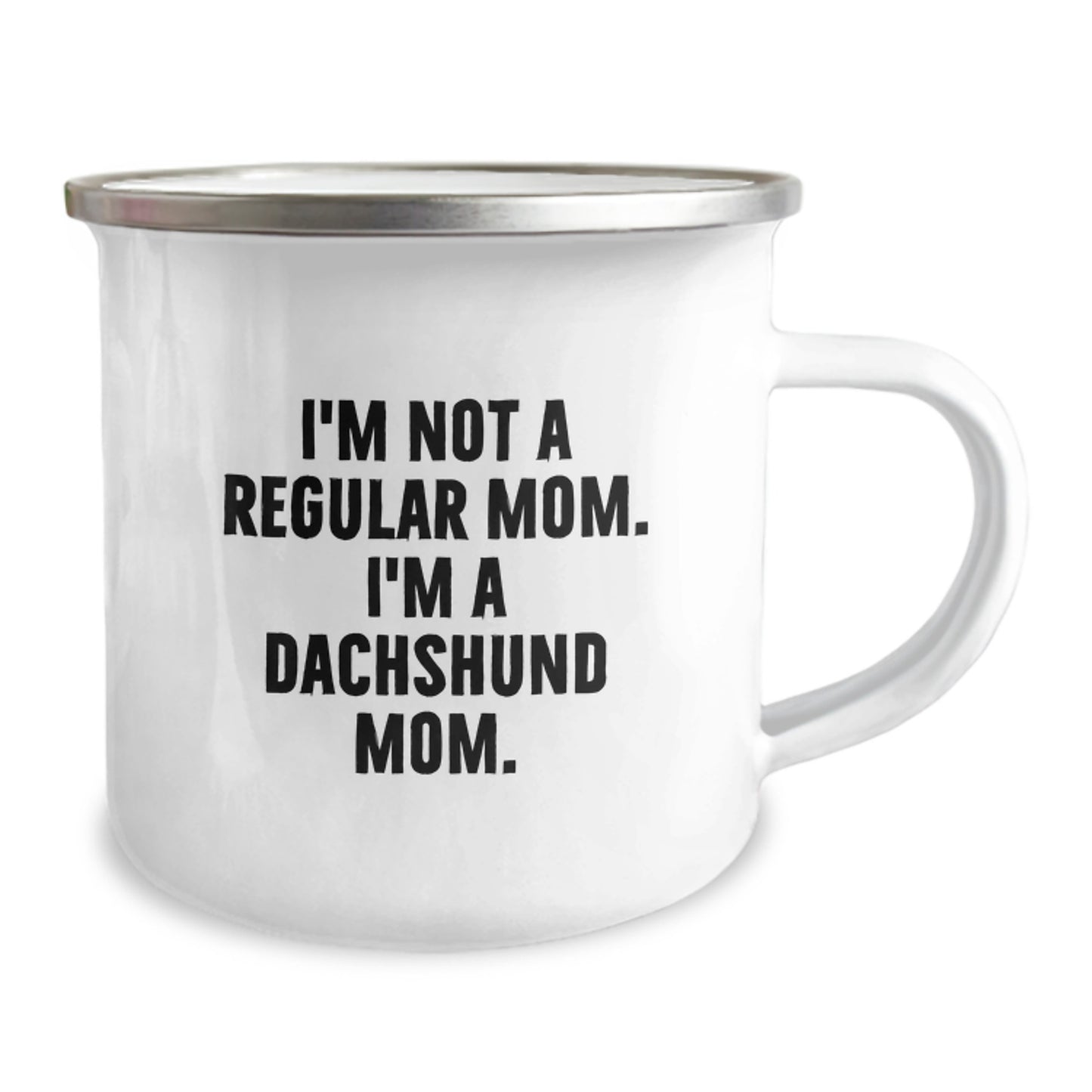 Funny Dachshund Dog Mom Camping Mug Gifts for Graduation from Family - Image 2