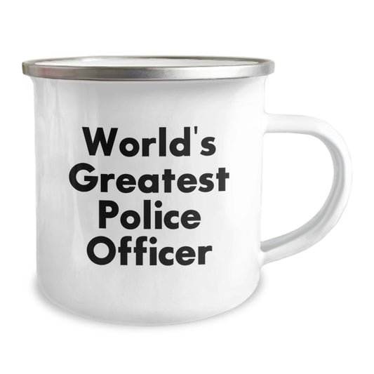 Funny Police Officer Gifts for Men, Women, or Coworkers, World's Greatest Police Officer, Christmas Unique Mugs from Family, Friends, or Loved Ones - Image 2