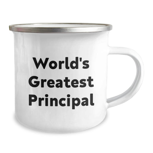 Funny World's Greatest Principal Birthday Unique Gifts for Principal, Funny Camping Mug for Men, Funny Principal Gifts from Family - Image 2