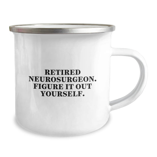 Funny Neurosurgeon Gifts for Him - Retired Neurosurgeon Gifts from Family - Camping Mug for Graduation Unique Gifts - Image 2