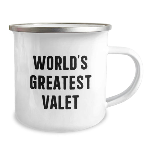 Valet Gifts from Men to Men - World's Greatest Valet Funny Camping Mug for Valentine's Unique Gifts - Image 2