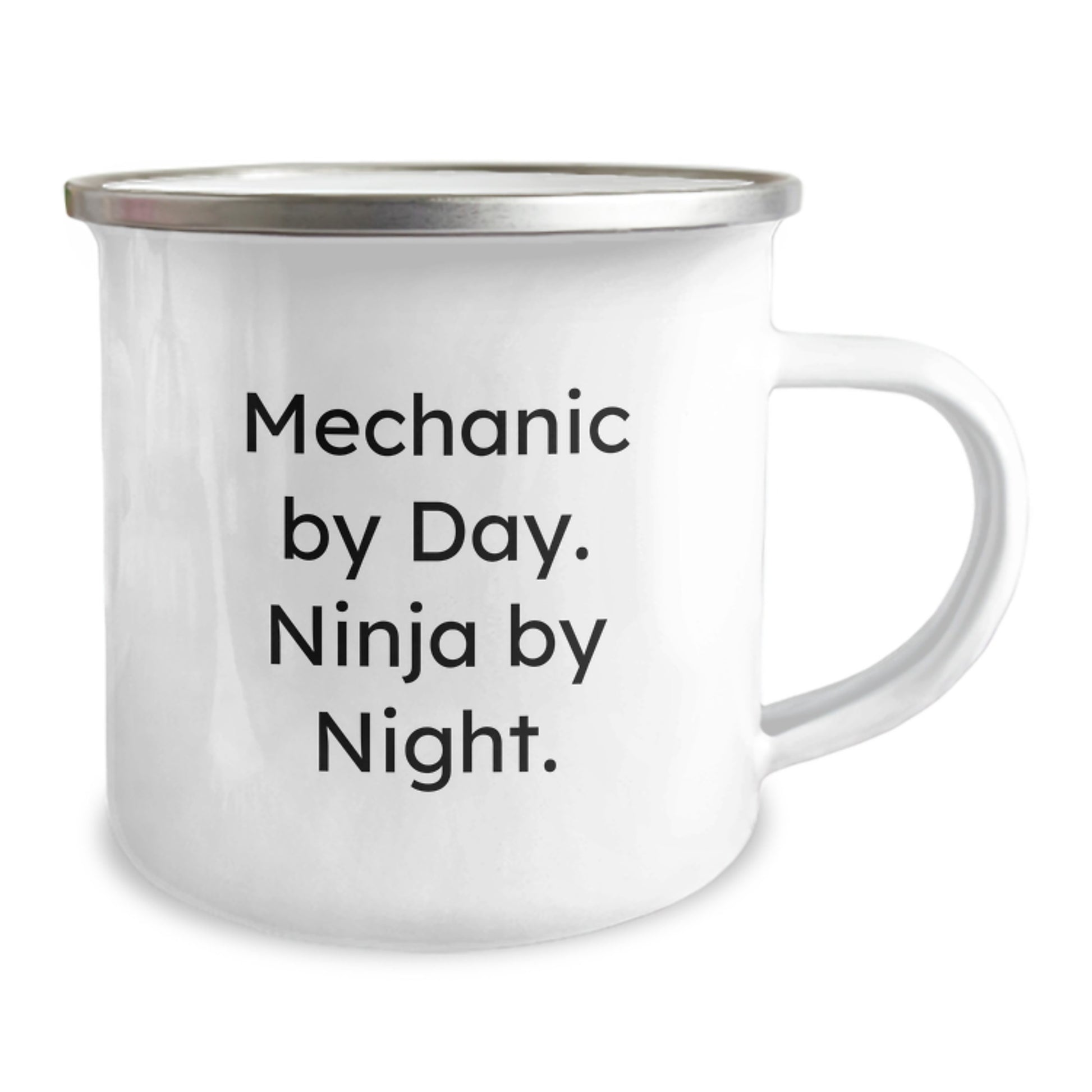 Funny Mechanic Gifts from Men to Friends - Mechanic By Day Ninja By Night Christmas Unique Mug - Image 2