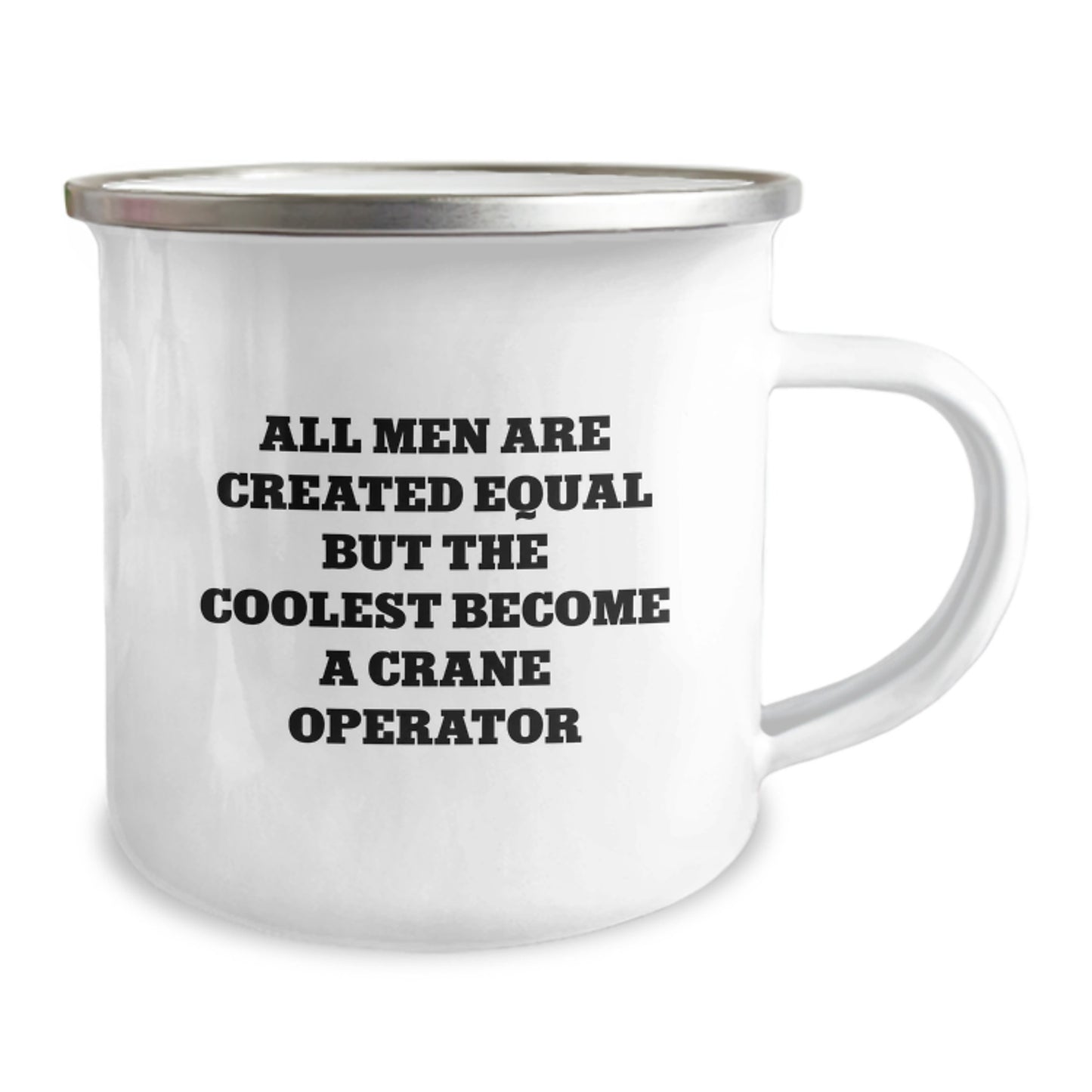 Funny Crane Operator Gifts for Men, Unique Valentine's Unique Gifts from Friends for Crane Operator Lovers, Funny Camping Mug - Image 2